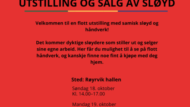 Lenke til artikkel: Utstilling og salg av sløyd 18. til 20. oktober