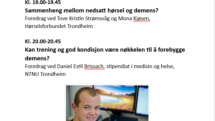 Lenke til artikkel: Åpent møte med Grong demensforening Mandag 7. september